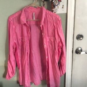 Comfy casual roll up sleeve shirt